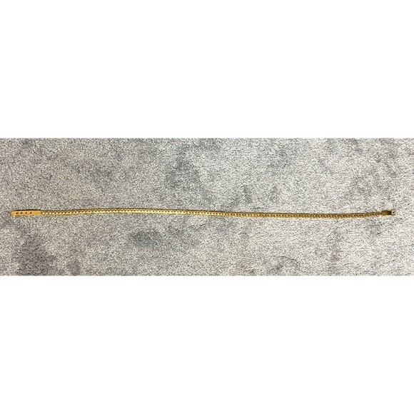 VTG 80s Accessocraft Gold Tone Metal Braided Leaf Belt 33\